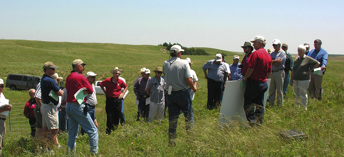 photo of a group of people at an in-person training at Barta Brother Ranch in Nebraska
